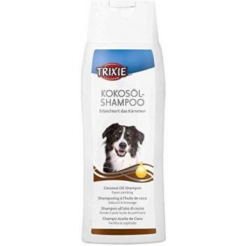 Trixie Champú con Aceite de Coco, Pelo Largo, 250 ml, Perro