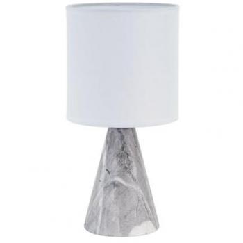 Lámpara de mesa Versa Negro Cerámica 12,5 x 25,5 x 12,5 cm