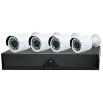 Kit de Monitoreo de Seguridad IVG-G4 4MP con Visión Nocturna IR-CUT, Detección Humana y Facial, Compresión H.265+, Almacenamiento Local SD, WiFi y Ethernet, Audio