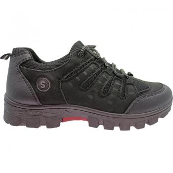 Zapatillas de deporte para hombre Breeze Malaga trekking negro ligeras y cómodas