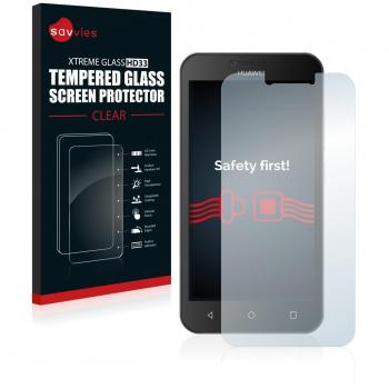 Savvies Protector Cristal Templado Huawei Y5 Protector Pantalla Vidrio - Dureza 9H