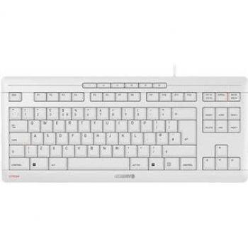 Teclado CHERRY STREAM KEYBOARD TKL USB QWERTY Inglés Blanco