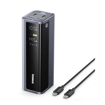 Power Bank Baseus EnerGeek GP12 20800mAh 145W Carga Rápida Pantalla Digital Dual USB-C y USB-A