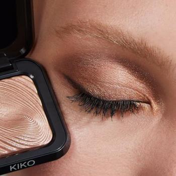 KIKO Milano Water Eyeshadow 02 Champagne - Sombra de ojos con cobertura de color instantánea, para uso en seco o húmedo, 3g