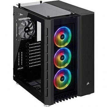 Corsair Crystal Series 680X RGB High Airflow Tempered Glass ATX Smart Gaming Case - Black