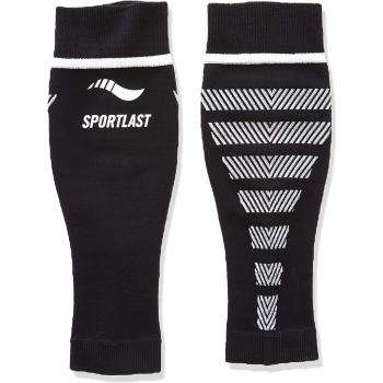 Sportlast Pro Pantorrilleras De Compresión, Negro / Blanco, S