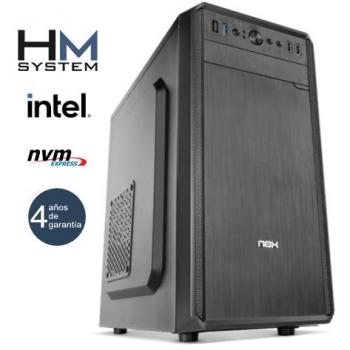 Ordenador de sobremesa HM Abrego C8+ - Minitorre MT - Intel Core i3-12100 - 8GB DDR4 - 250GB NVMe - USB 3.0 - 4 años de garantía