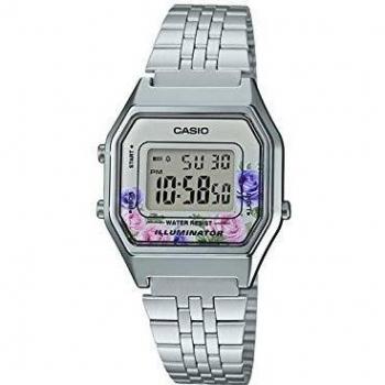 Casio Women s Vintage LA680WA-4C Silver Stainless-Steel Quartz Fashion Watch