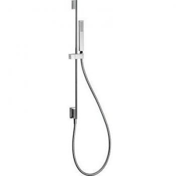 Tres Griferia - Barra Deslizante Con Toma De Agua A Pared Ø 14 Mm. Long. 760 Mm. Ducha Móvil Anticalcárea.