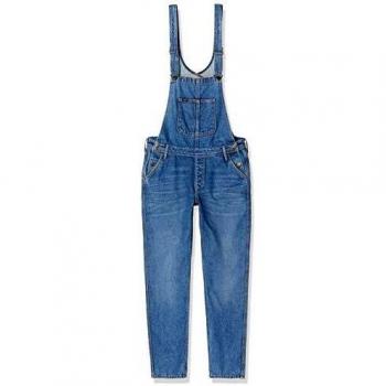 Lee Bib Petos, Azul (Worn in Luther Et), L para Mujer