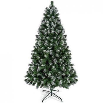 Prextex Árbol de Navidad Artificial Articulado Premium - Abeto Navidad de 180 cm con 1200 Puntas Blancas