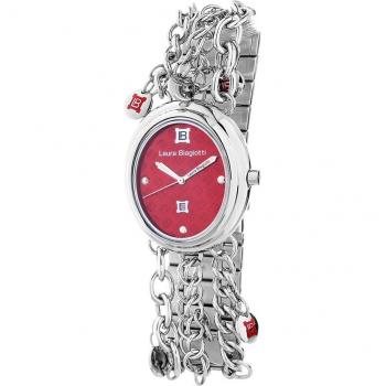 Reloj de acero para mujer Laura Biagiotti con correa de acero inoxidable