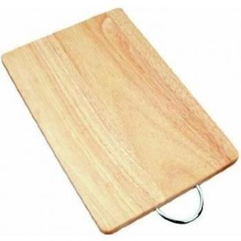 Metaltex Tabla Madera ASA CROMADA 22X33 CM, único, 22 x 33 cm