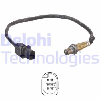 Sonda Lambda Delphi ES21236-12B1 para Mercedes