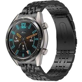 Supore Correa Compatible con Huawei Watch GT2 46mm/Watch GT 46mm/Watch GT Active/Watch 2 Pro/Honor Watch Magic/Galaxy Watch 46mm/Gear S3/Gear 2, Correa de Repuesto de Acero Inoxidable de 22 mm