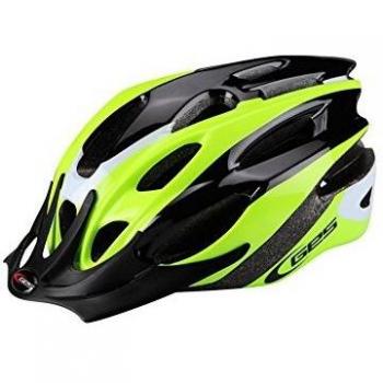 GES Rocket Casco, Negro y Blanco, Talla M, 54-58, Unisex Adulto, Amarillo