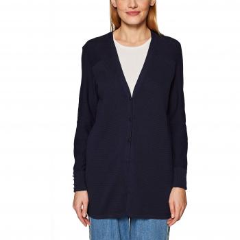 Esprit 029ee1i002 Chaqueta Punto, Azul