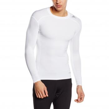 adidas Tf Base Ls Camiseta, Hombre, Blanco
