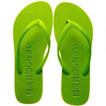 Superdry Super Sleek Fluro Flip Flop, Chanclas Mujer, Amarillo