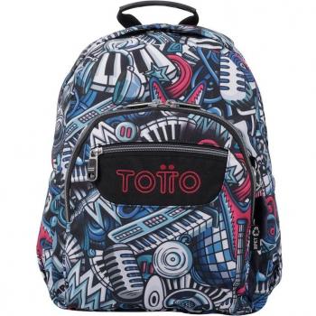 TOTTO - Mochila escolar eco-friendly Musika - Gommas-5CS
