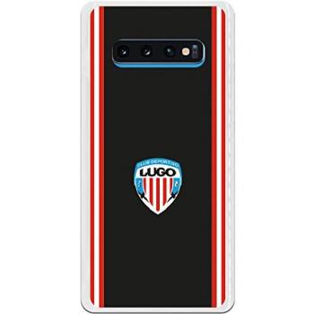 Funda Original para Samsung Galaxy S10 Plus con Escudo del C.D. Lugo en Fondo Negro