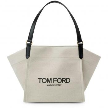 Tom Ford Amalfi Medium Shopper Tote Bag in Beige | Size: One Size | Type: Shoulder Bag | Gender: Female