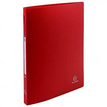 Carpeta de anillas Exacompta A4 PP 2 anillas 15mm roja