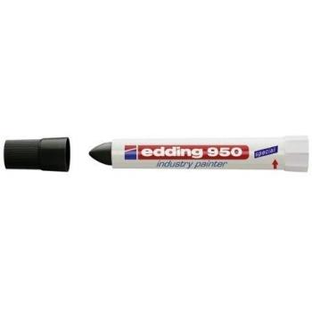 Edding 950 marcador permanente con punta de pincel en color negro