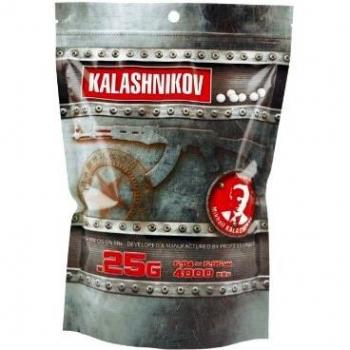 Kalashnikov Billes KALASHNIKOV 0,25 Gr - Balines de plástico para airsoft