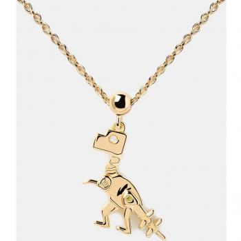 Charm Dino de Plata Dorada - CH01-017-U