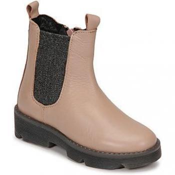 Botines de Piel para Niña Gioseppo CALEDON con Elástico Lateral - Marrón