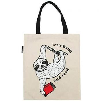 Out of Print Literary and Book-Themed Canvas Tote Carrying Bag for Book Lovers, Readers, and Bibliophiles Size: Medium