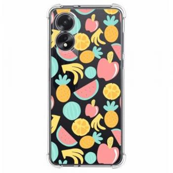 Funda Antigolpes de Silicona para Oppo A18 con Diseño de Frutas 02