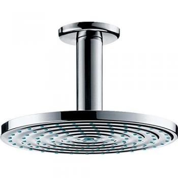 Hansgrohe 27464000 Raindance S 180 Ducha Fija, Ahorro de Agua, Montaje en Techo, Cromo, Ø 180 mm