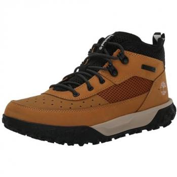 Zapatillas de Senderismo Timberland GreenStride Motion 6 para Niños en Amarillo, Talla 31-12.5, Cordones, Casual y Deportivo