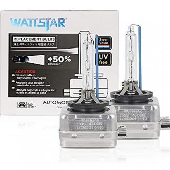 Whitiger Auto D3S Bombilla HID Xenon Lámpara 4300K, 12V 35W, 2 unidades