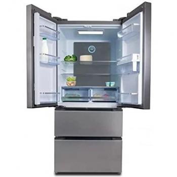 INFINITON FRD-A182ID - Frigorífico Americano-Frances, Inox, Alto 183cm, 506 Litros, Inverter, No Frost