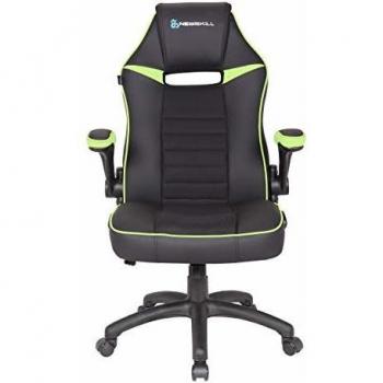 Newskill Nayuki - Silla gaming profesional con respaldo 2.5D, reposabrazos acolchado y ajustable y respaldo con mecanismo de balanceo - Color Verde