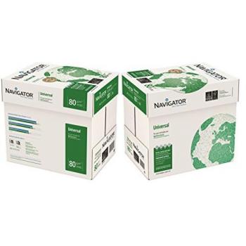 Navigator Universal - Papel multiusos para impresora 5000 hojas A4 80gr (2 x 2500 hojas)