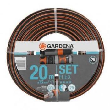 Manguera de jardín Comfort Flex 13 mm (1/2) - 20 m con accesorios