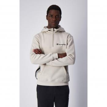 Sudadera Champion Zip Legacy Beige Hombre 219095-Svl