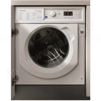 Lavasecadora Integrable Indesit BIWDIL861485EU 8kg de lavado, 6kg de secado, 1400 RPM, carga frontal, color blanco