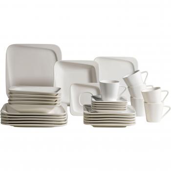 Domestic by Mäser, Serie Lille de Belle, Servicio de café, para 6 personas, porcelana, blanco, 58  x  78  x  47 cm