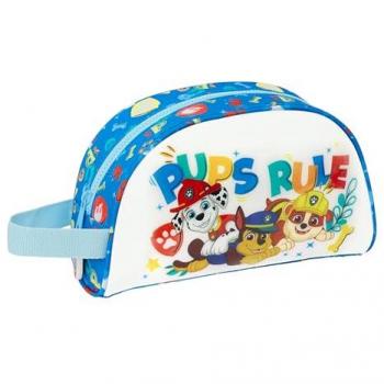 Neceser Adaptable a Carro Paw Patrol Pups Rule - Licencia Oficial - Diseño Elegante y Resistente - Ideal para Viajes y Uso Diario - Cierre de Cremallera Seguro - 26x16x9 cm