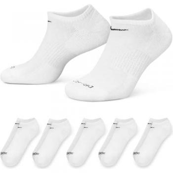 Nike Everyday Plus Cushioned No Show Training Socks - 6 Pairs - Unisex - White - XL (11-14.5)