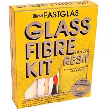 Kit de Resina y Fibra de Vidrio Fastglas Grande 500 ml/0,5 m2