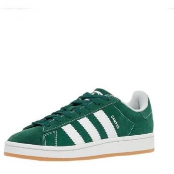 Zapatillas Adidas Campus para hombre en color verde, talla 38, material ante