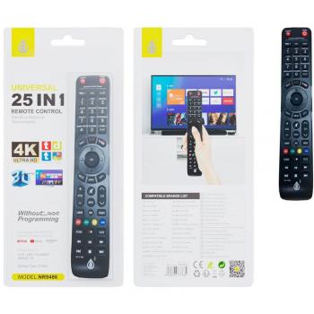 Mando a distancia universal 25 en 1 negro One+ nr9486