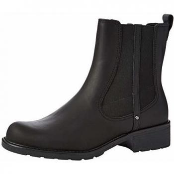 Botines Mujer Clarks Orinoco Club Negros con Suela Antideslizante y Confort Extra