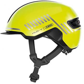 ABUS HUD-Y Signal Yellow Bicycle Helmet Size M